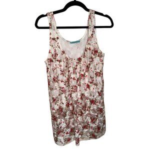 Lace Floral Tank with Cropped Under Layer